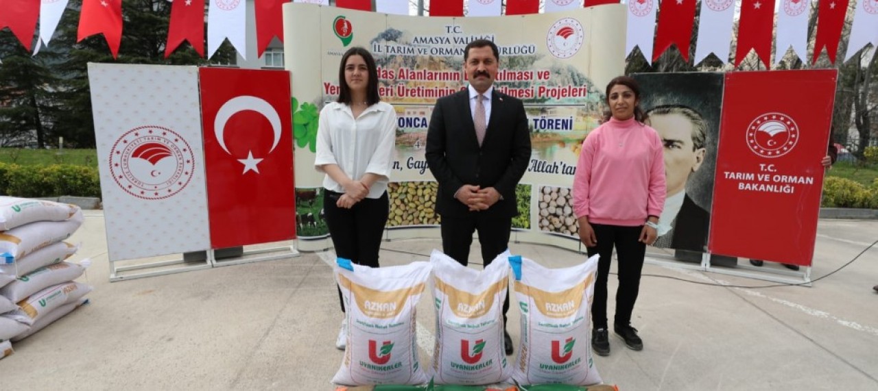 Amasya İl Özel İdaresinden Çiftçimize Tohum Desteği