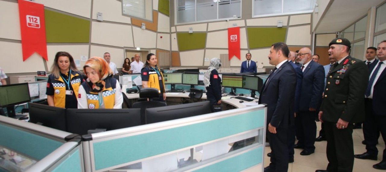 AMASYA PROTOKOLÜNDEN GÖREV BAŞINDAKİ KAMU GÖREVLİLERİNE ZİYARET