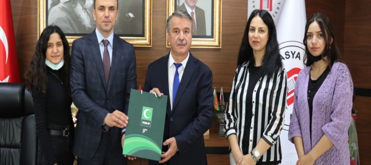 AMASYA YEŞİLAY’DAN REKTÖR ELMACI’YA ZİYARET