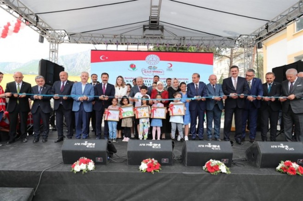 ANAOKULU’NUN AÇILIŞINI BİNALİ YILDIRIM YAPTI