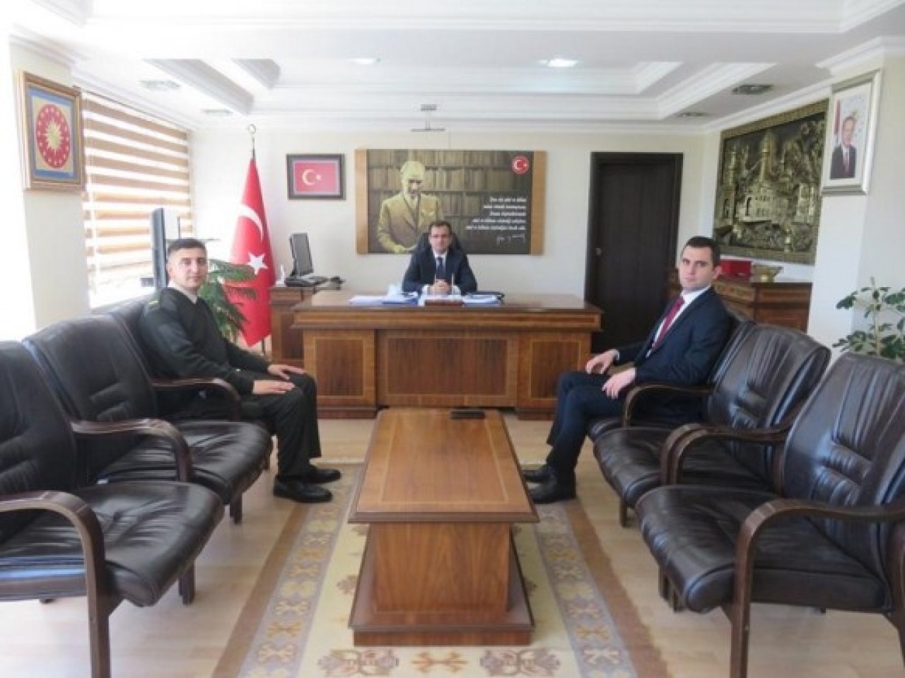 ASTEĞMEN TAŞ’TAN KAYMAKAM GÜLDOĞAN’A ZİYARET