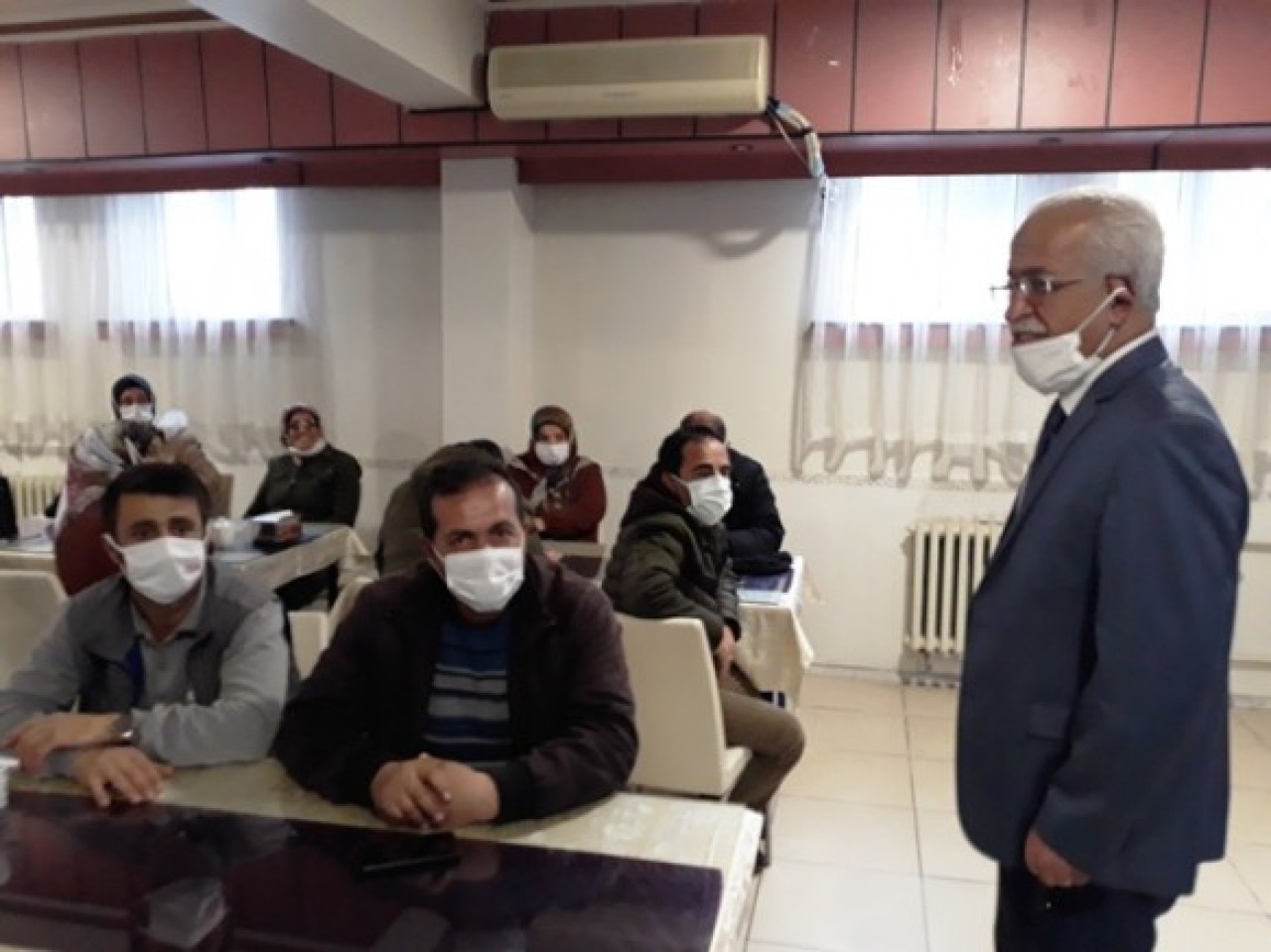 BAŞKAN KÖYMEN, ÜYELERLE BİR ARAYA GELDİ