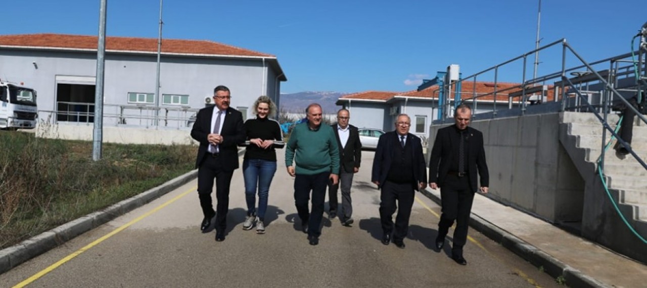 BAŞKAN KURDOĞLU, ATIK SU ARITMA TESİSİNDE İNCELEMEDE BULUNDU