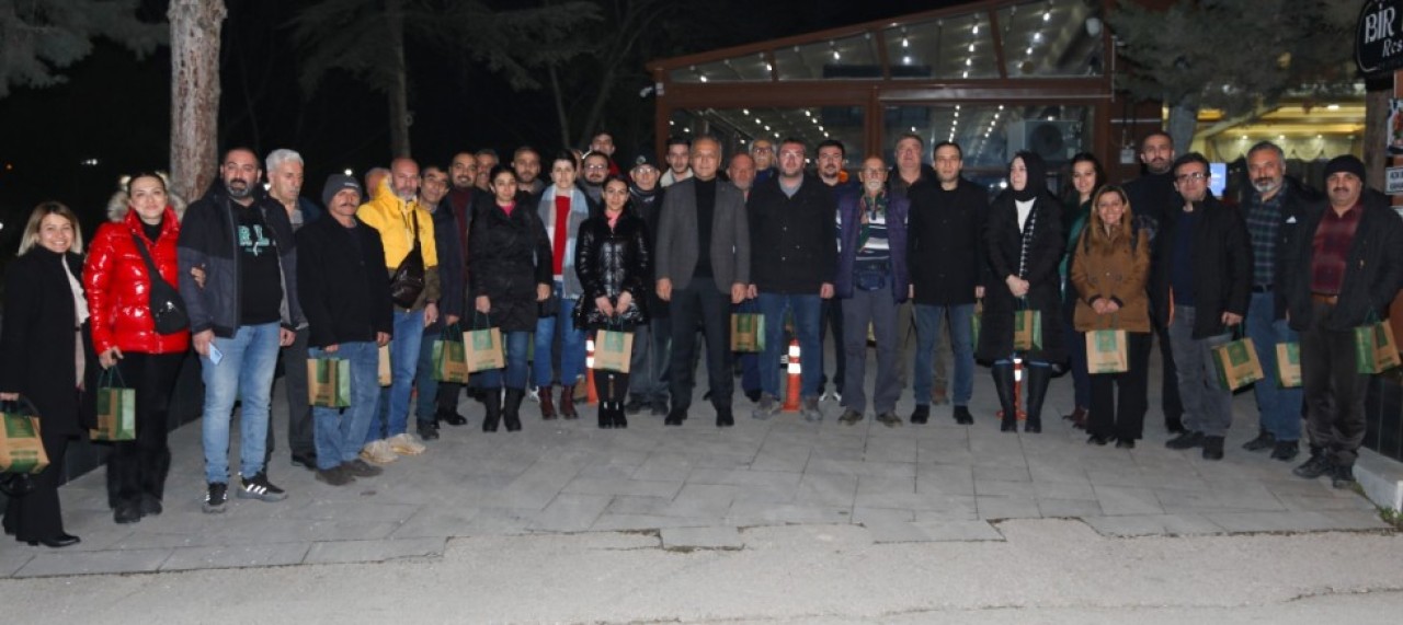 BAŞKAN ÜÇOK, BASIN MENSUPLARINI KONUK ETTİ
