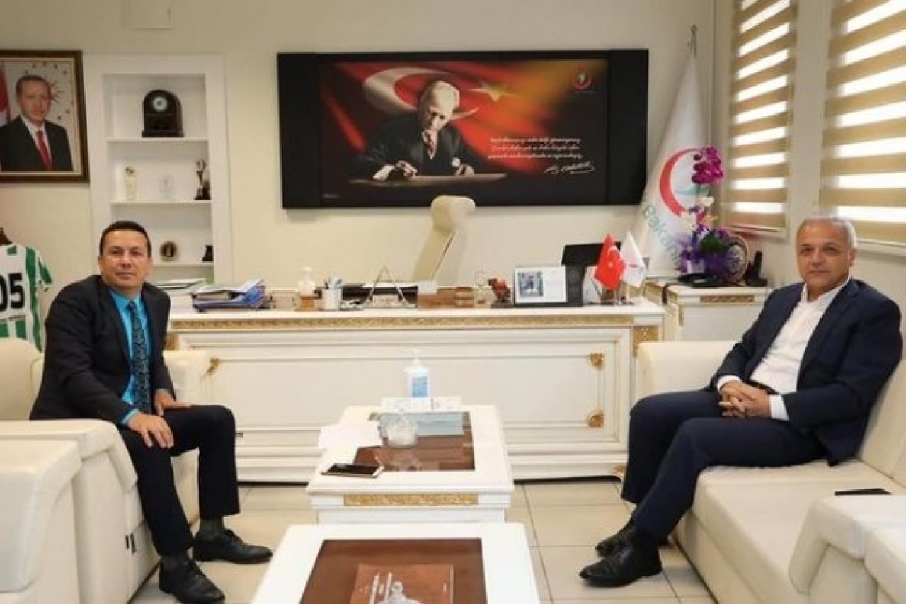 BAŞKAN ÜÇOK’TAN NERGİZ’E ZİYARET