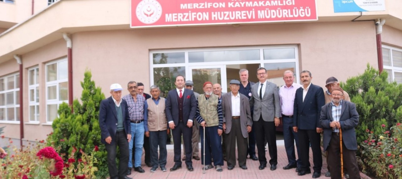 BAŞSAVCI SOYLU, HUZUREVİNİ ZİYARET ETTİ