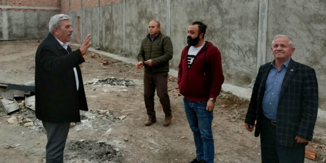 BAYRAKTAR ÇALIŞMALARI YERİNDE İNCELEDİ