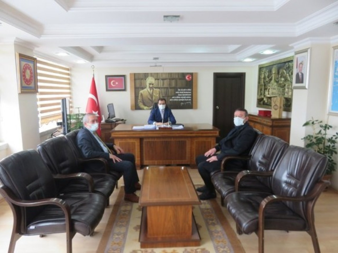 BBP’Lİ BAŞKANLARDAN NEZAKET ZİYARETİ
