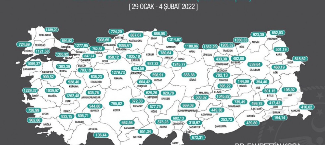 BÖLGEMİZDE VAKA YOĞUNLUĞU ARTIYOR