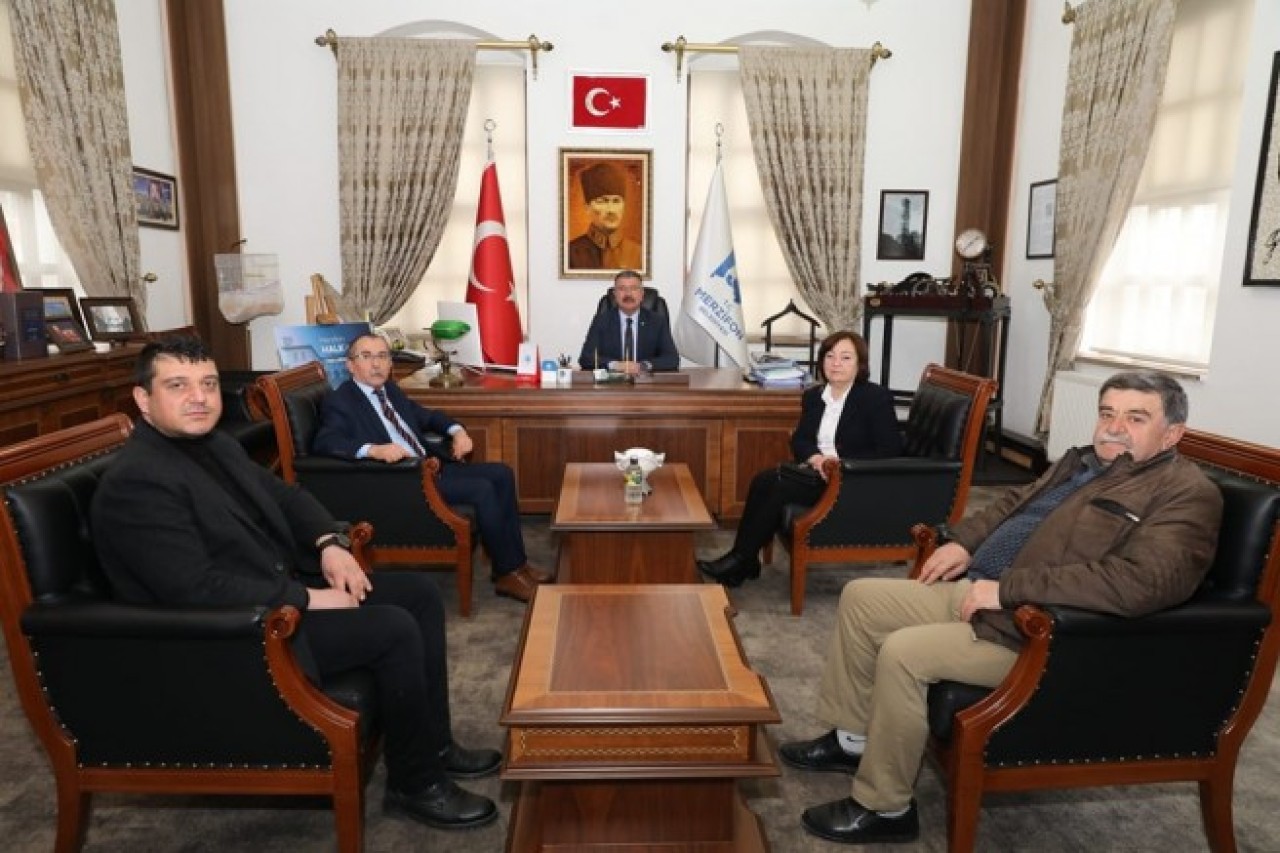 CABA VE YÖNETİMİ BAŞKAN KARGI’YI ZİYARET ETTİ
