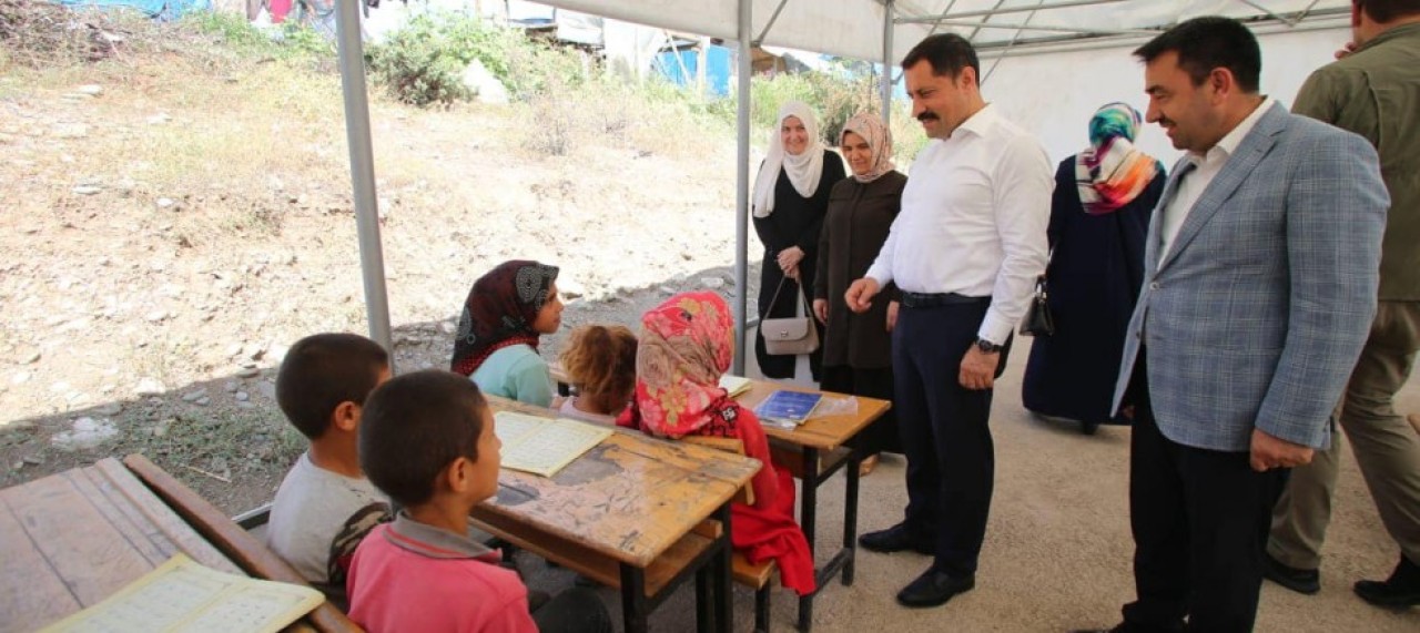 ÇADIRKENT KUR’AN KURSLARINI ZİYARET ETTİ