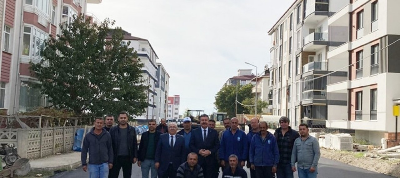 ÇALIŞIR SOKAK ASFALTLANDI