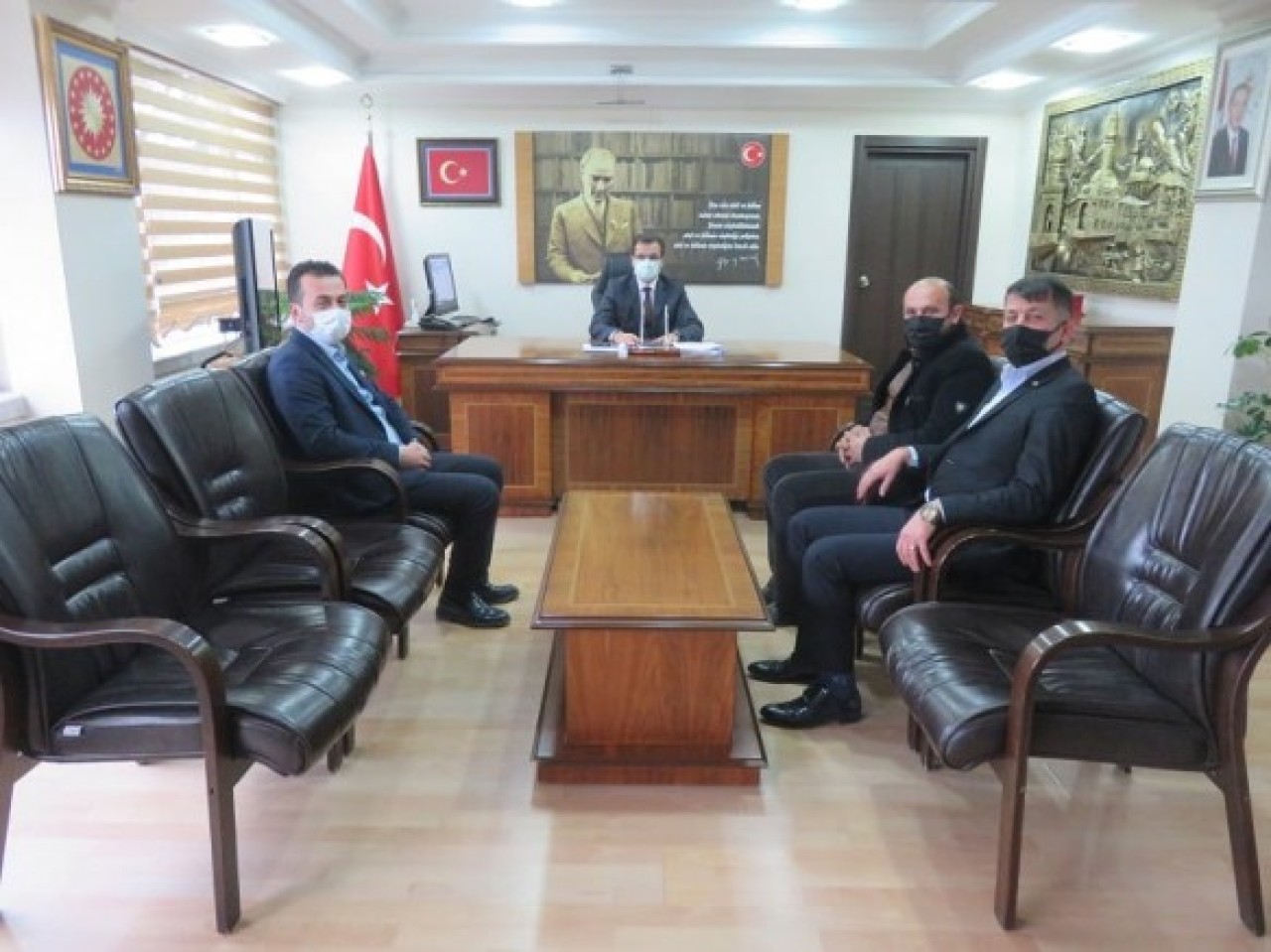 ÇAYAN VE EKİBİNDEN HAYIRLI OLSUN ZİYARETİ