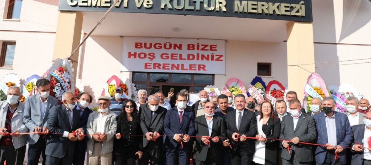 CEMEVİ VE KÜLTÜR MERKEZİ’NİN AÇILIŞI YOĞUN KATILIMLA GERÇEKLEŞTİRİLDİ