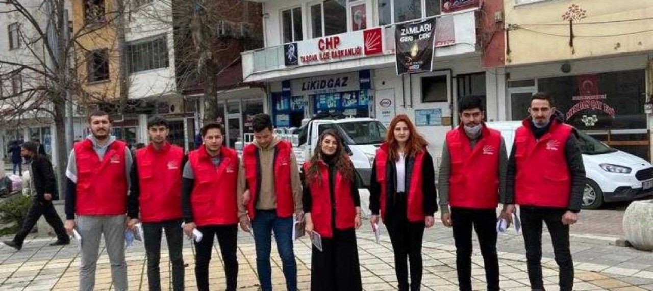 CHP BİLDİRİ DAĞITTI: ”ELEKTRİK ZAMMI DERHAL GERİ ALINSIN”