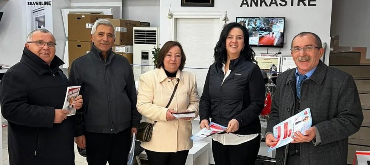 CHP ESNAF ZİYARETLERİNE DEVAM EDİYOR