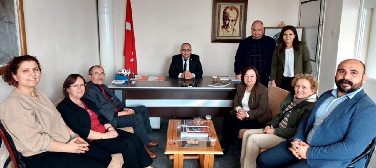 CHP YÖNETİMİNDEN HAYIRLI OLSUN ZİYARETİ