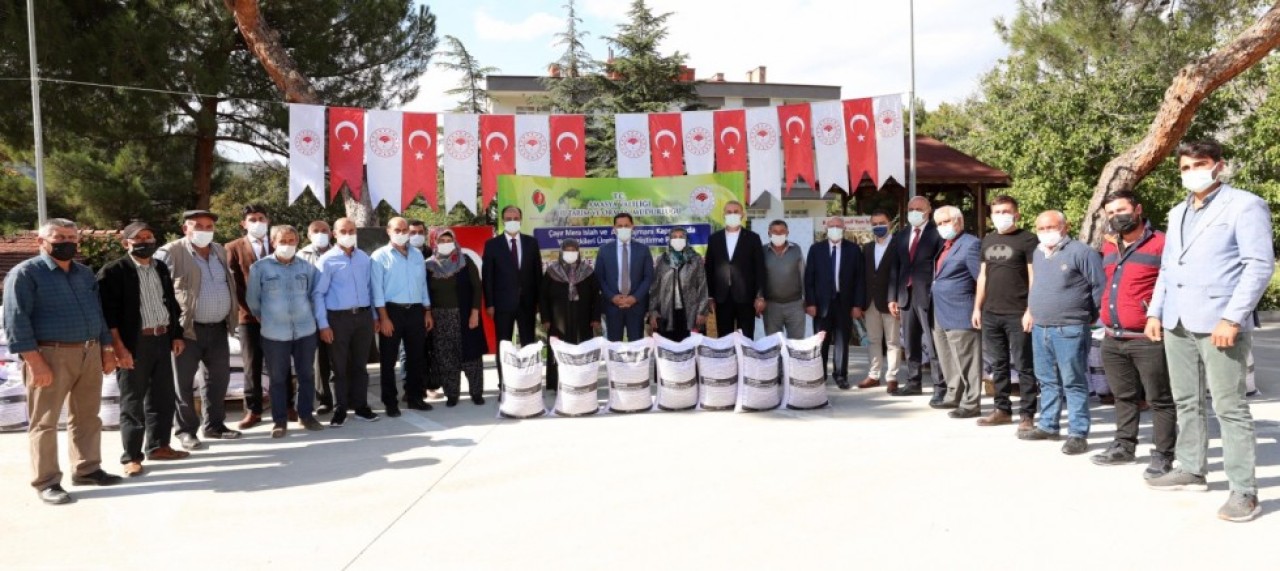 ÇİFTÇİYE TRİTİCALE TOHUMU DAĞITILDI