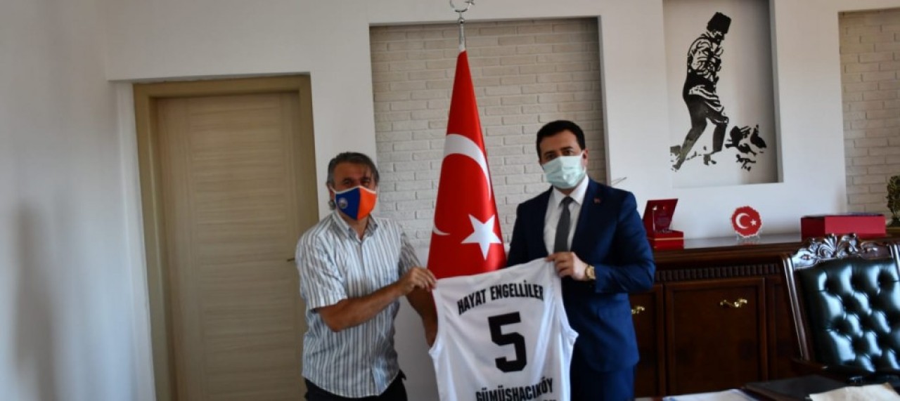 DERNEK BAŞKANI AYDIN’DAN KAYMAKAM FIRAT’A ZİYARET