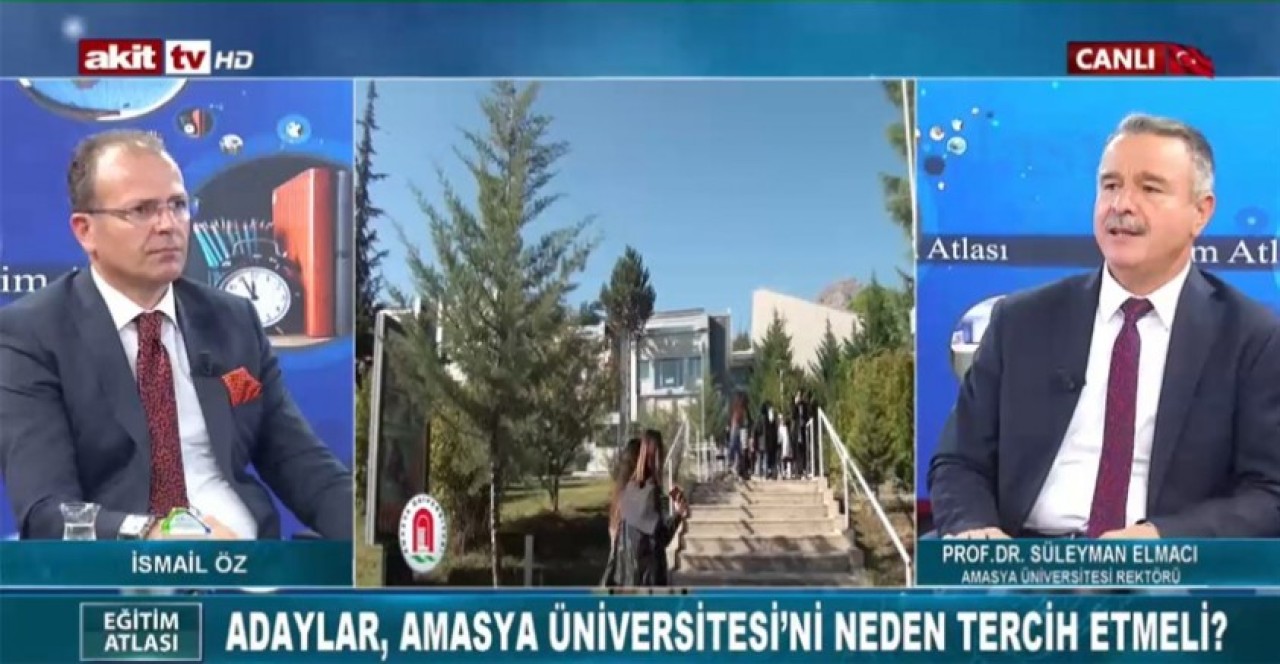 ‘EĞİTİM ATLASI’NIN KONUĞU REKTÖR ELMACI OLDU