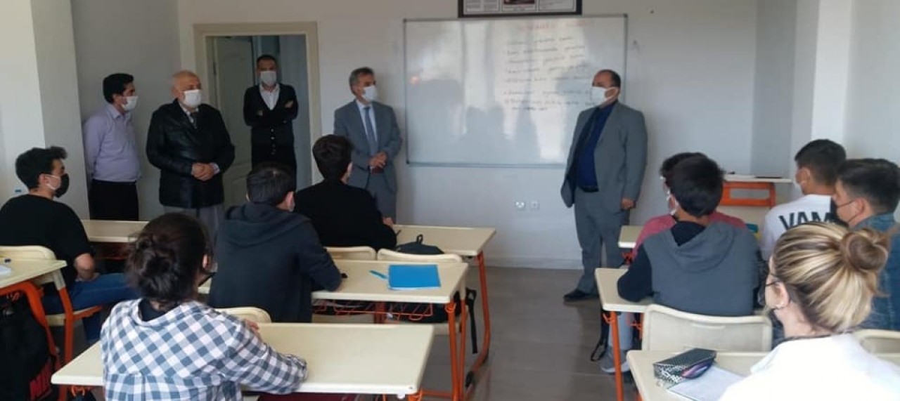 EĞİTİM KURUMLARINDA İNCELEMELERDE BULUNDU
