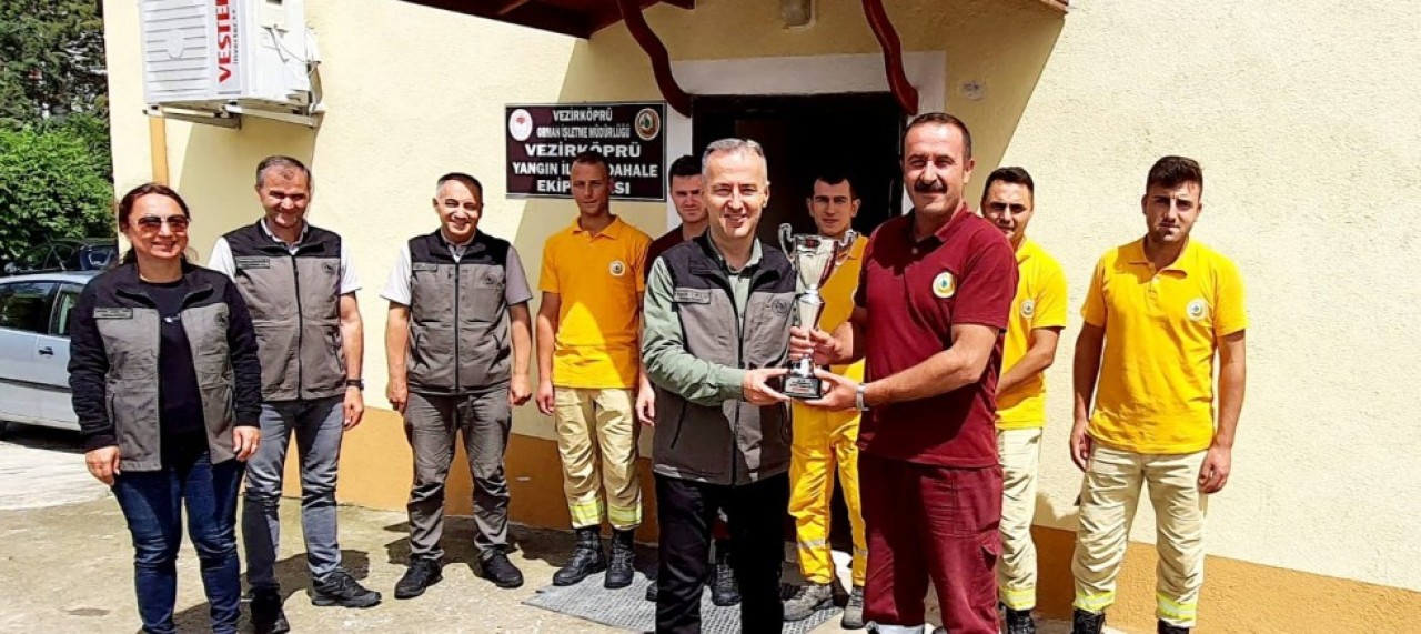 EN DONANIMLI, EN HIZLI YANGIN EKİBİ KUPASINI ALDI