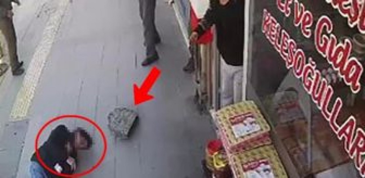 ENGELLİ BİREYİN ATTIĞI TAŞ BİR KİŞİYİ YARALADI