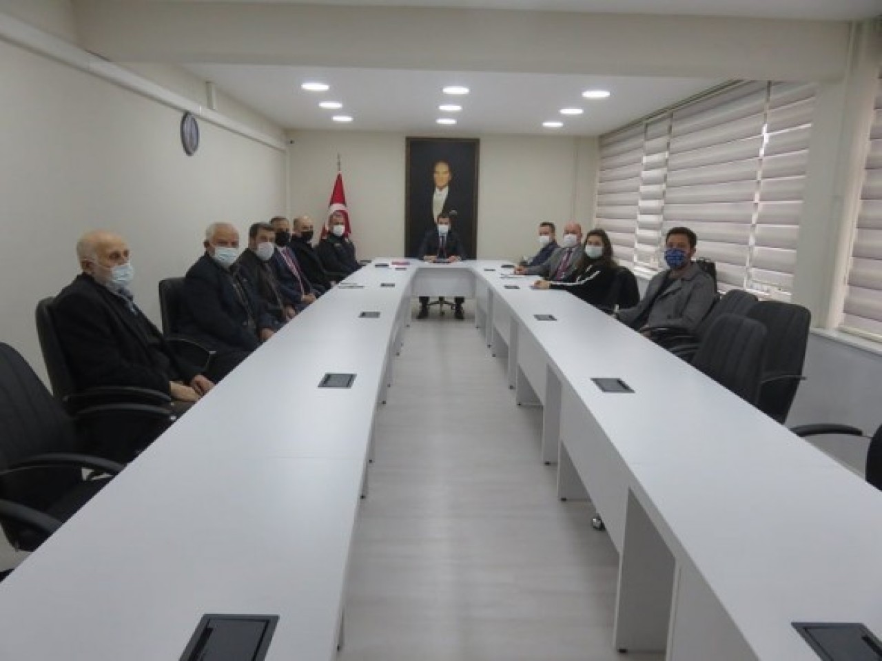ESKİ CAMİ MAHALLESİ GÜVENLİK TOPLANTISI YAPILDI