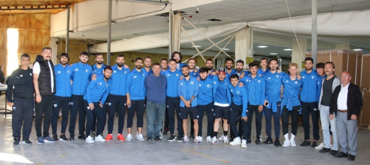 FUTBOLCULAR BAŞKAN POLAT’IN MİSAFİRİ OLDU