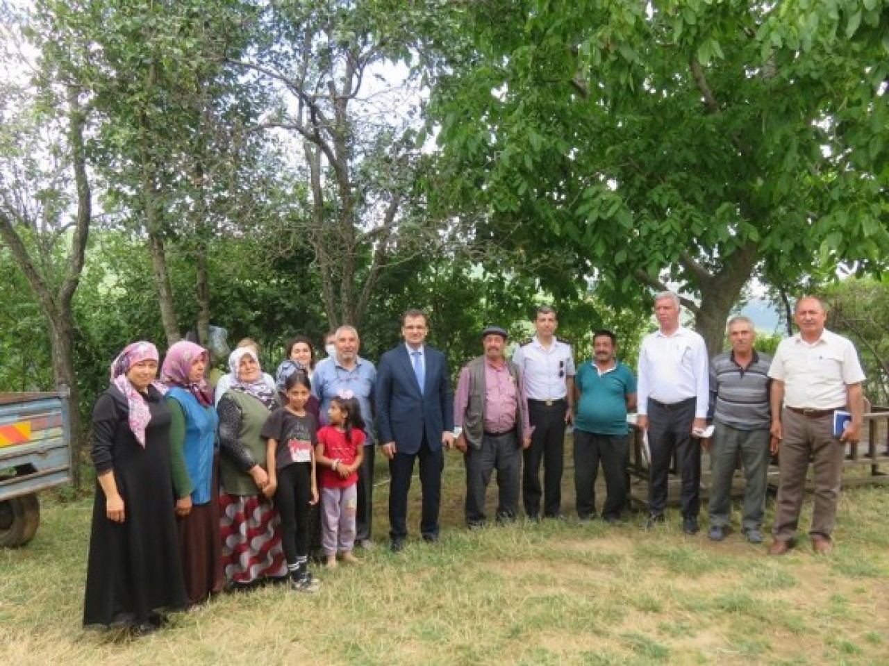 GELİNSİNİ KÖYÜNÜ ZİYARET ETTİ
