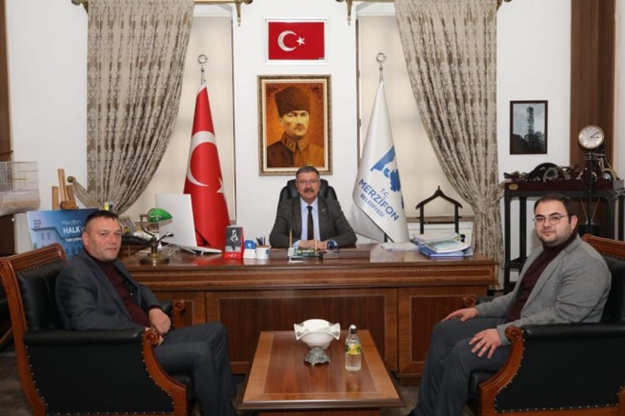 GENEL BAŞKAN MERCAN, BAŞKAN KARGI’YI ZİYARET ETTİ