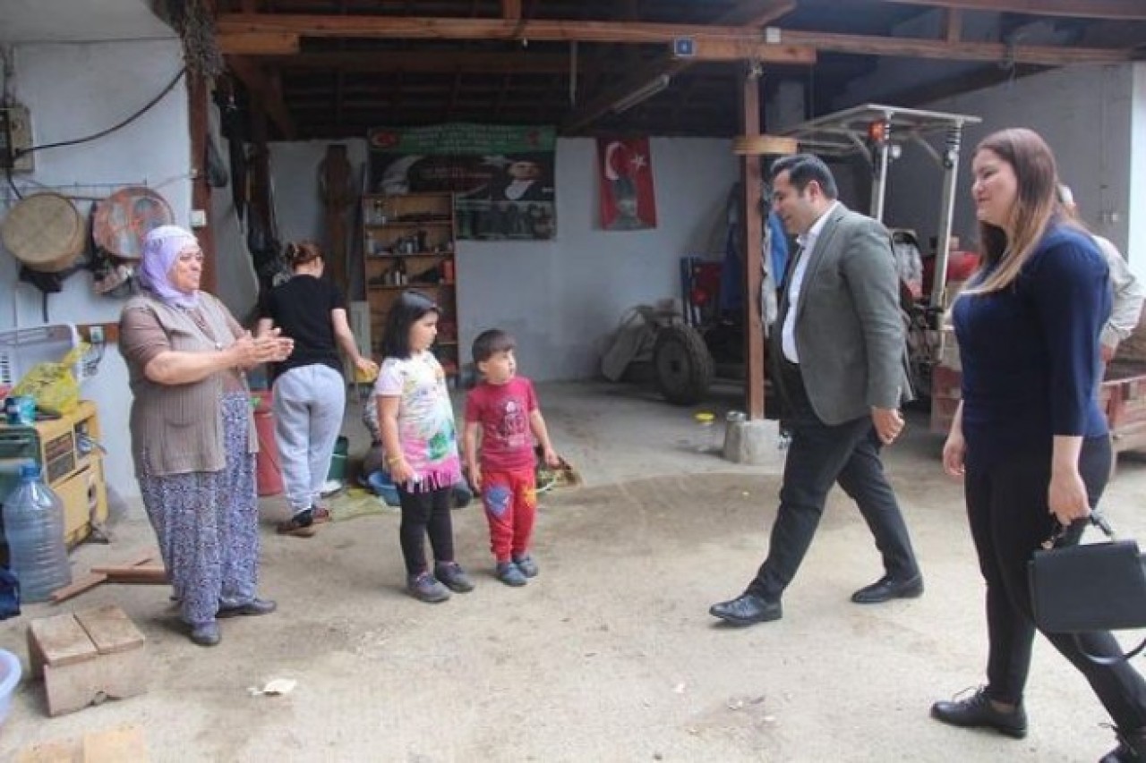 GÖKCECİK, ŞEHİT AİLESİNİ ZİYARET ETTİ