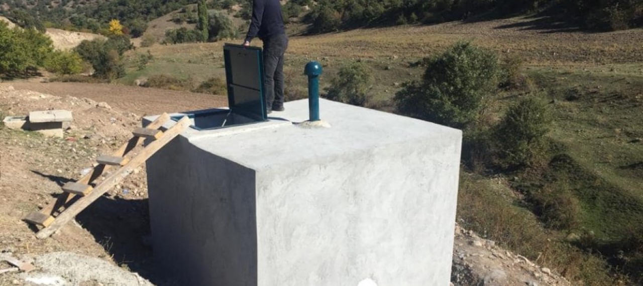 GÖYNÜCEK’TE İÇME SUYU ÇALIŞMALARI TAMAMLANIYOR