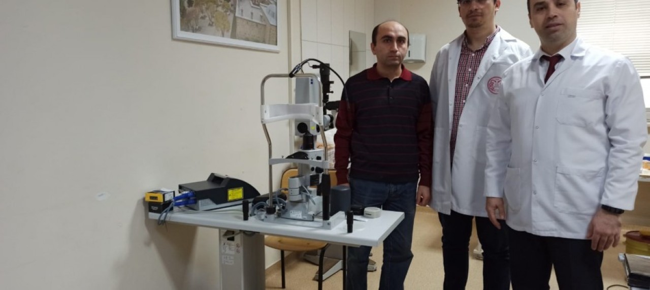 GÖZ POLİKLİNİĞİNE YAĞ LASER CİHAZI ALINDI