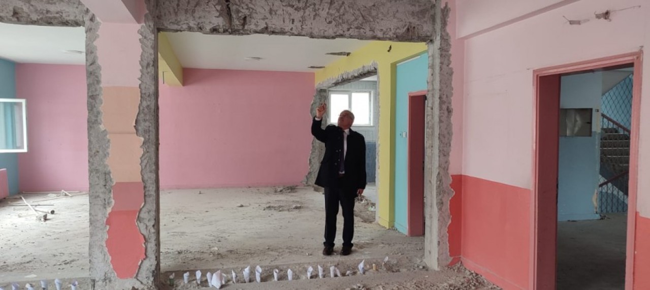 GÜÇLENDİRME ÇALIŞMALARI YERİNDE İNCELENDİ