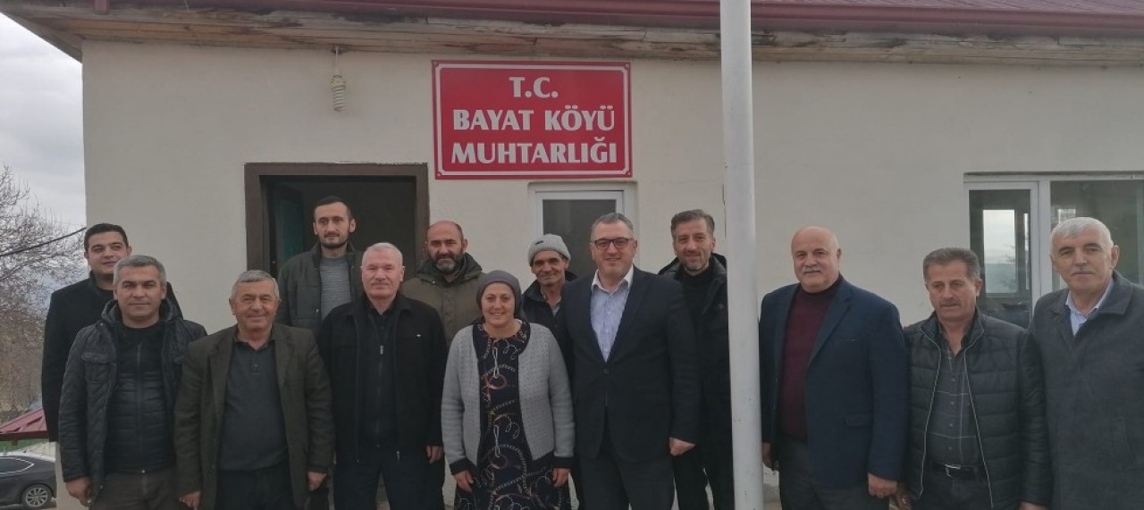 HAFTA SONUNU KÖY ZİYARETLERİYLE GEÇİRDİ