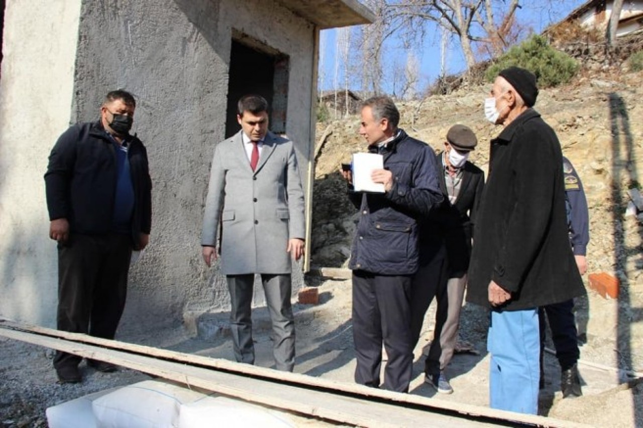 İÇME SUYU TERFİ HATTINDA İNCELEMELERDE BULUNDU