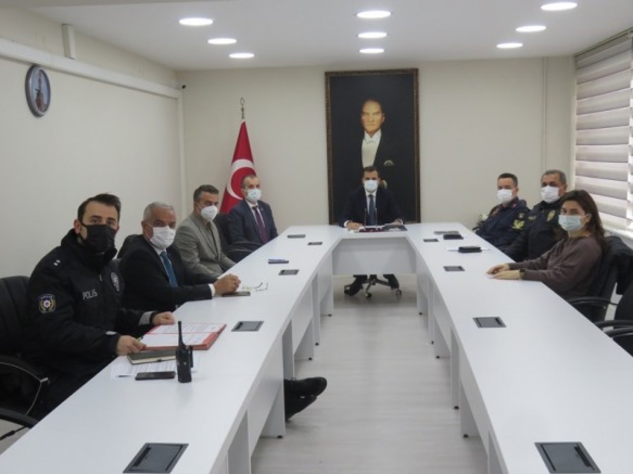 İLÇE SPOR GÜVENLİK TOPLANTISI YAPILDI