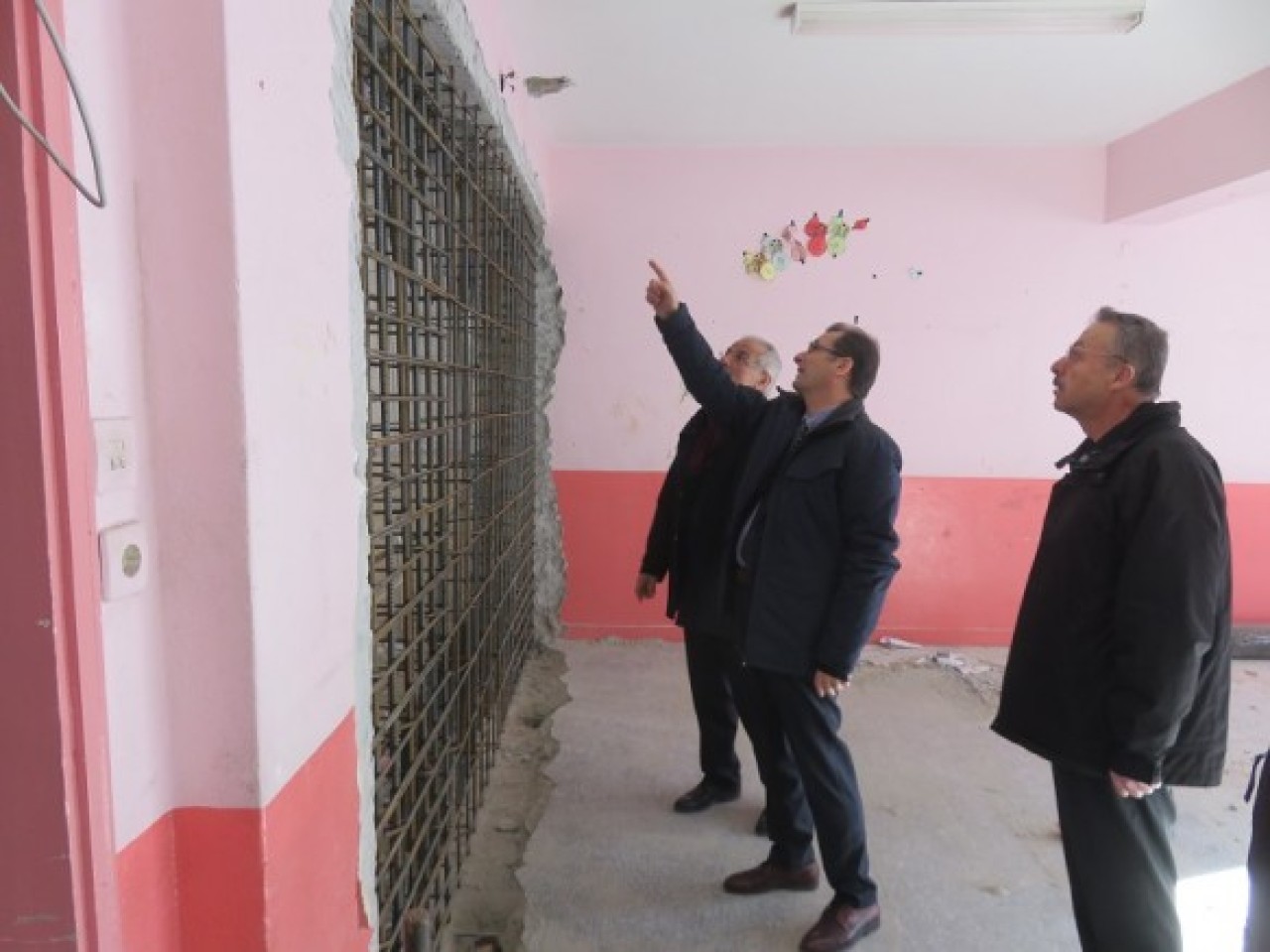 İNŞAAT ÇALIŞMALARINI YERİNDE İNCELEDİ