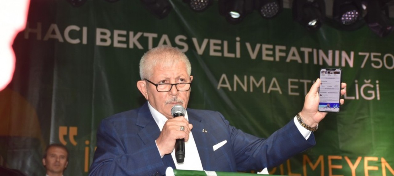 ‘İNSANLIĞIN HACI BEKTAŞ-I VELİ’Yİ ANLAMAYA ÇOK İHTİYACI VAR’