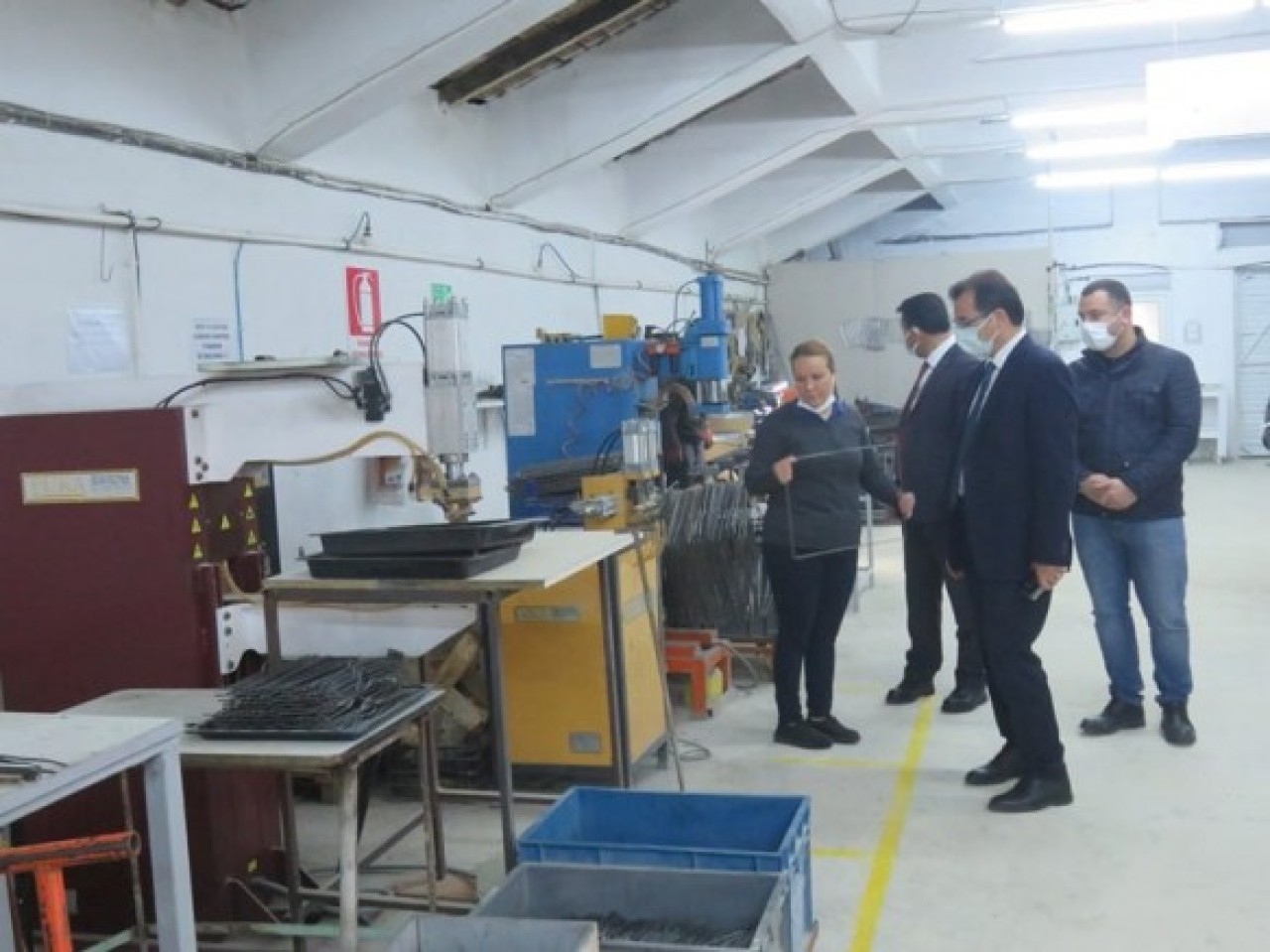 KAYMAKAM GÜLDOĞAN’DAN DOFA METAL’E ZİYARET