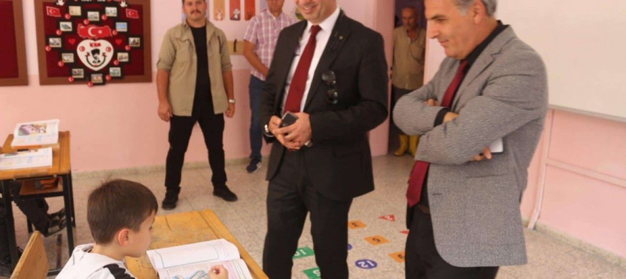 KAYMAKAM GÜRÇAM’DAN OKUL ZİYARETİ