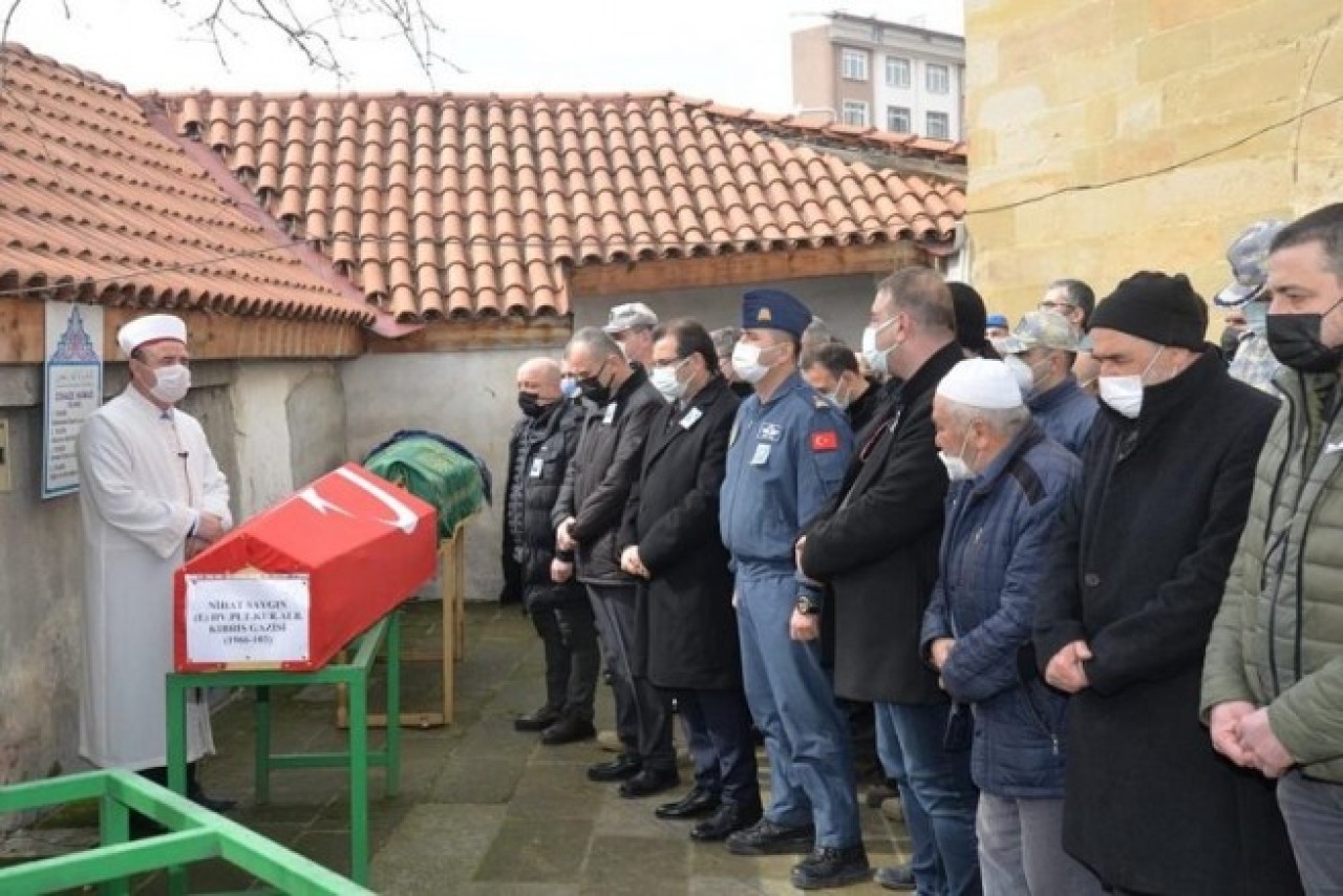 KIBRIS GAZİMİZ SON YOLCULUĞUNA UĞURLANDI