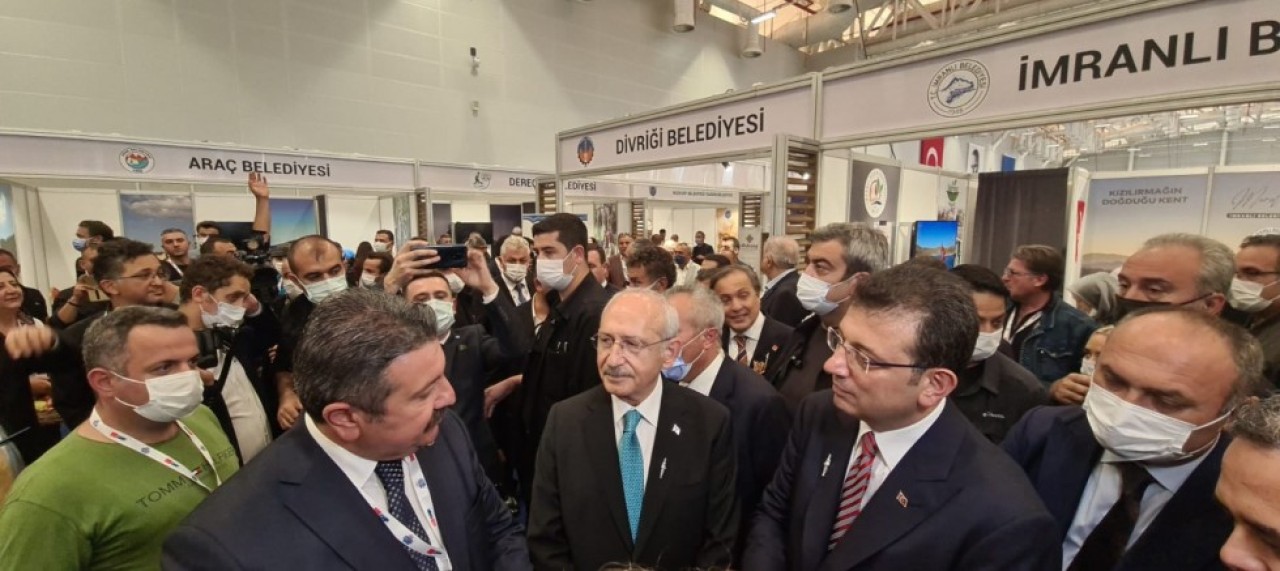KILIÇDAROĞLU, MERZİFON STANTINI ZİYARET ETTİ