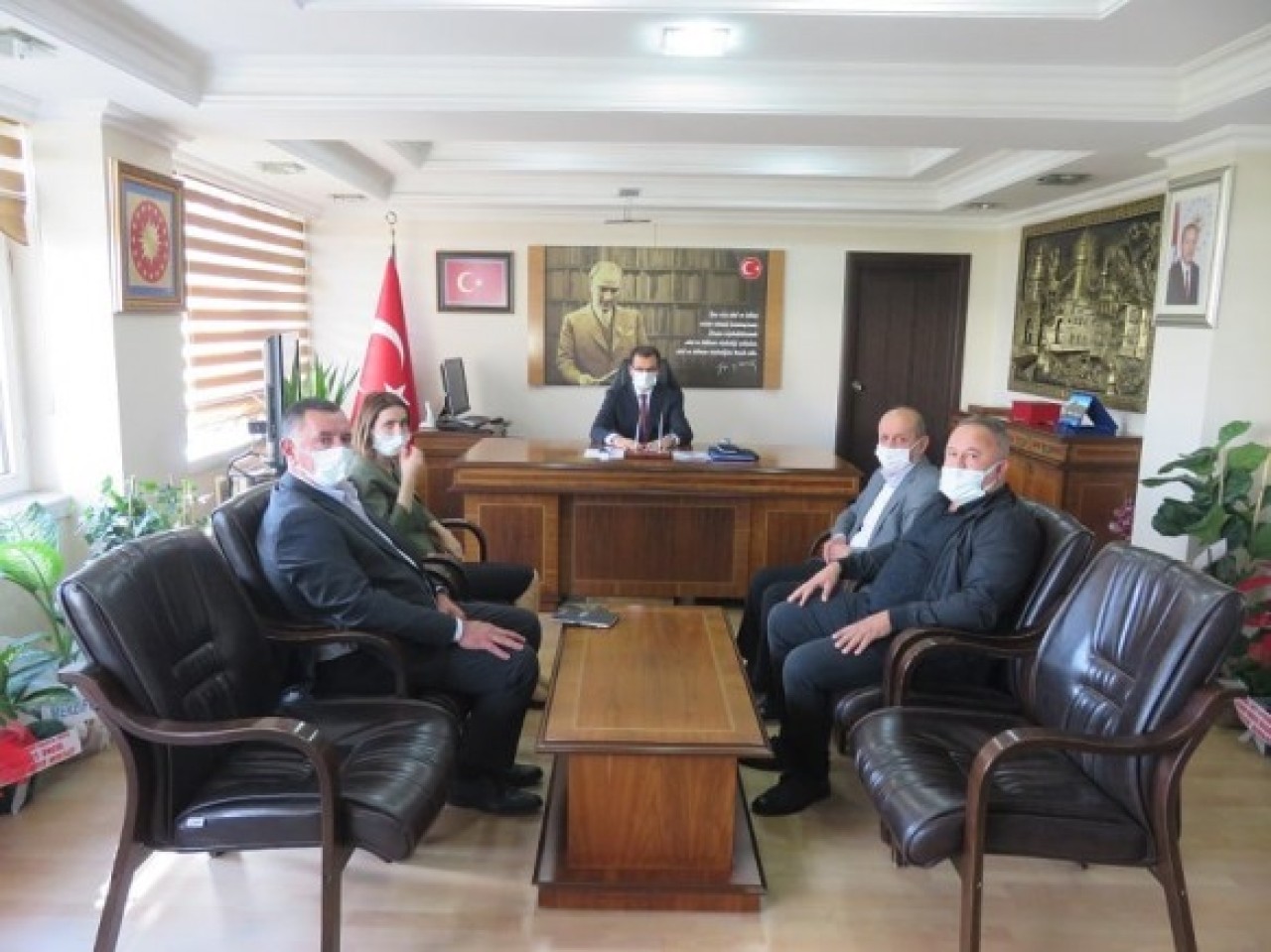 KIRILMAZ VE YÖNETİMİNDEN HAYIRLI OLSUN ZİYARETİ