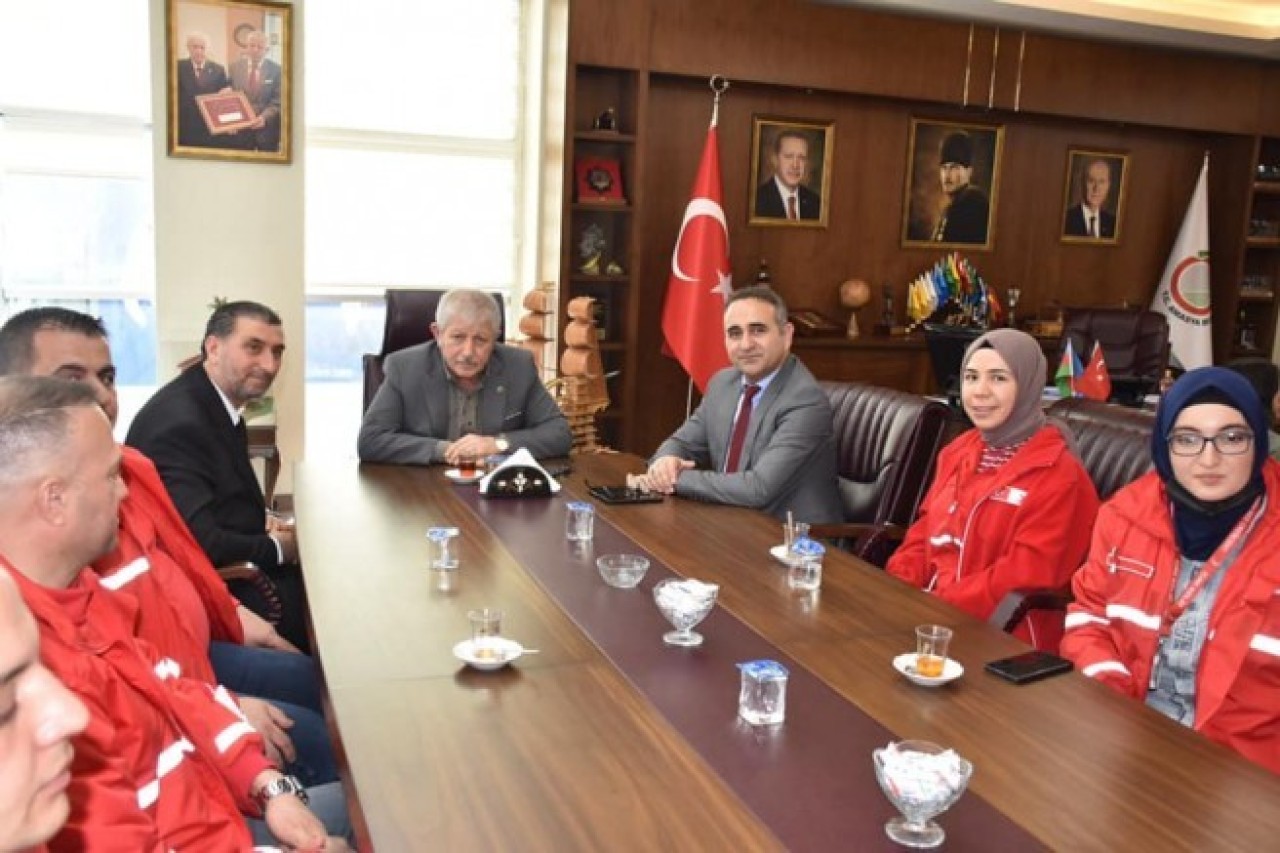 KIZILAY'DAN BAŞKAN SARI'YA ZİYARET