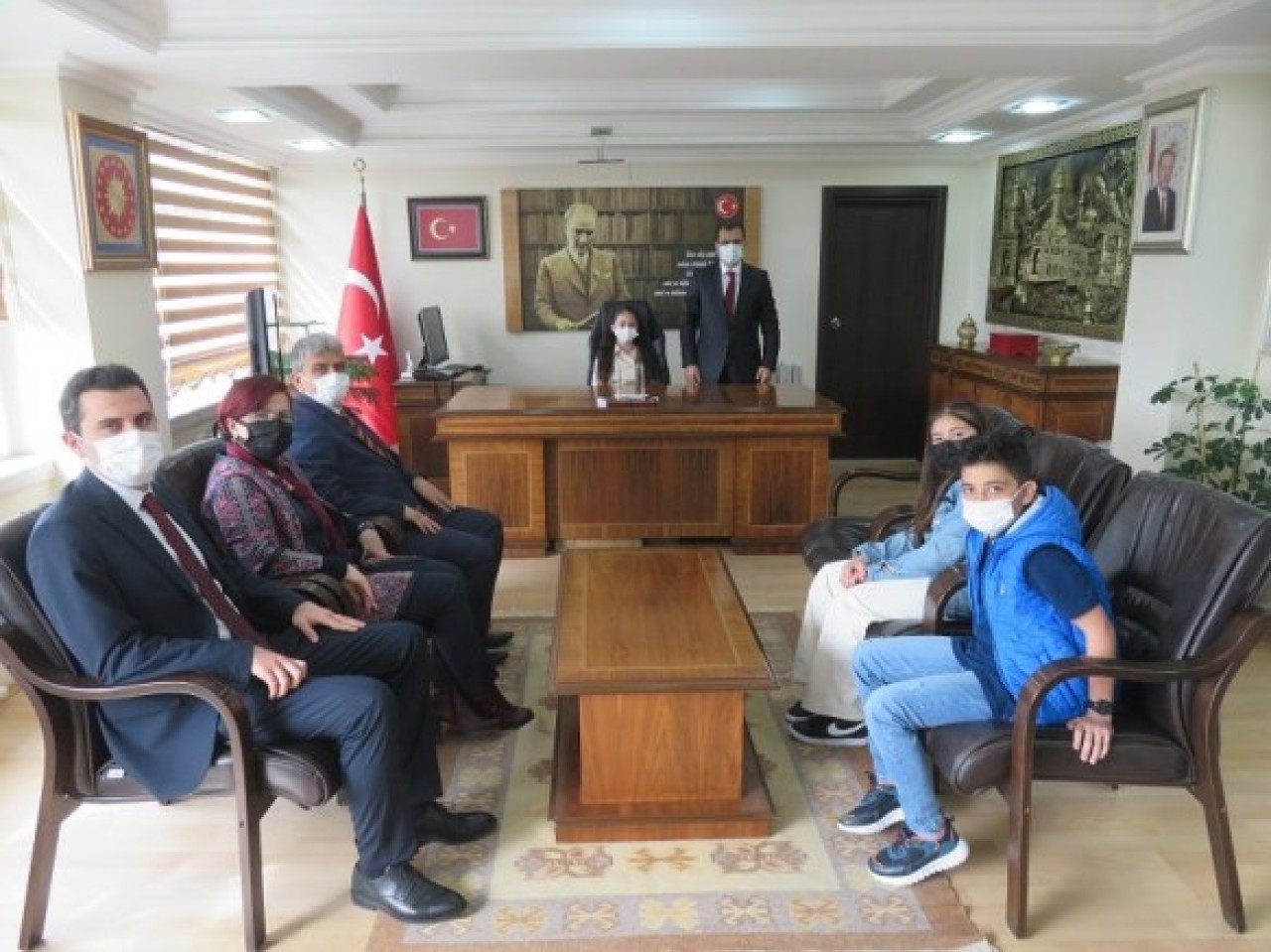 KOLTUĞA ESLEM YILDIRIM OTURDU