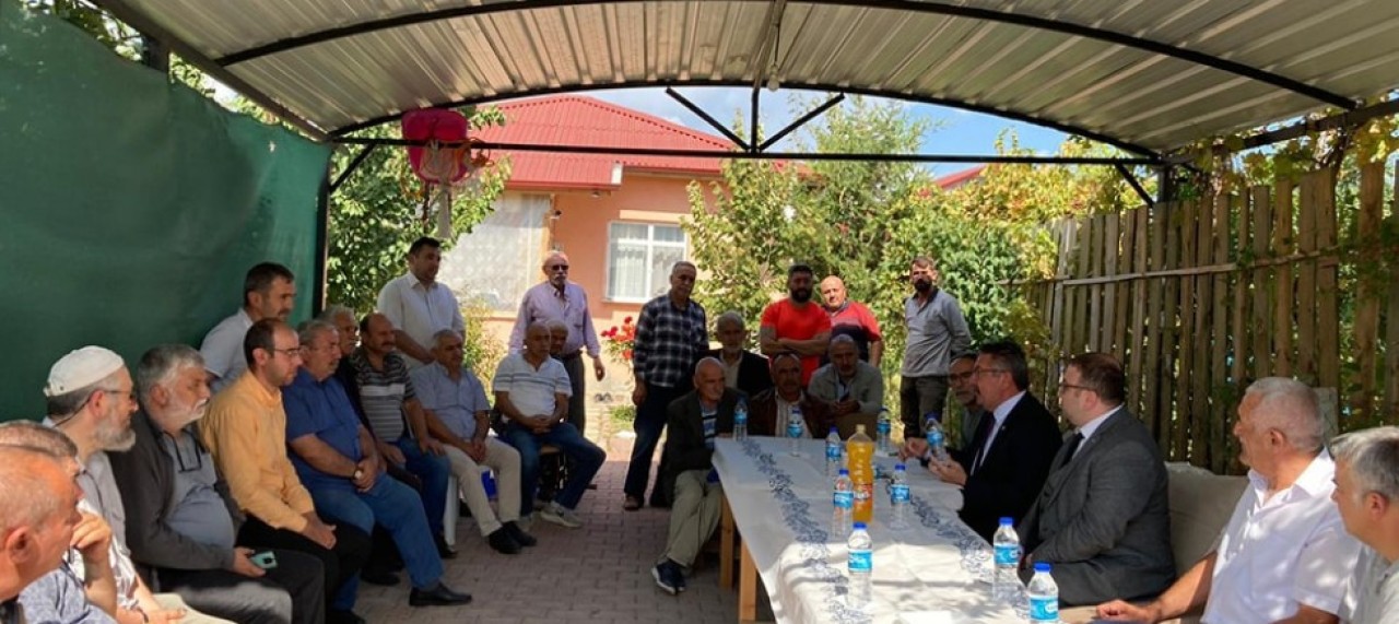 KOOPERATİF ÜYELERİNİN SORUNLARINI YERİNDE DİNLEDİ