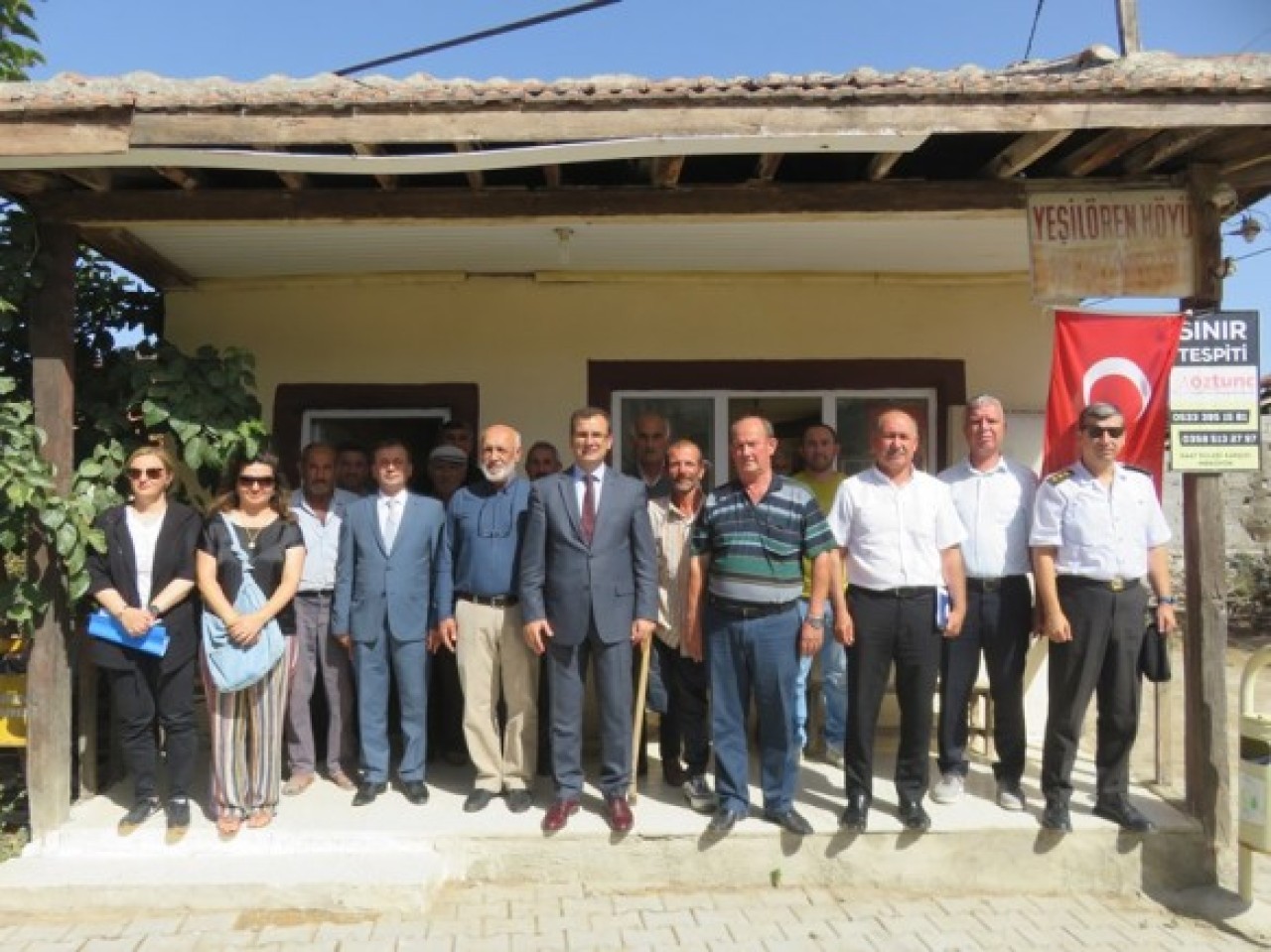 KÖY ZİYARETLERİNDE BULUNDU