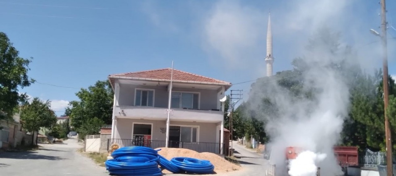 KÖYLER VE MAHALLELER HAŞAREYE KARŞI İLAÇLANDI